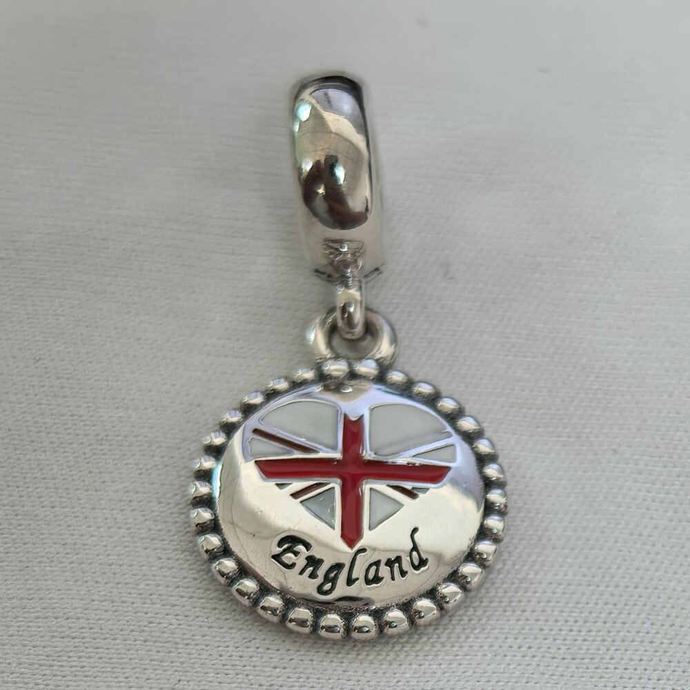 Pandora England Exclusive Charm Pendant, S925 Silver Jewelry